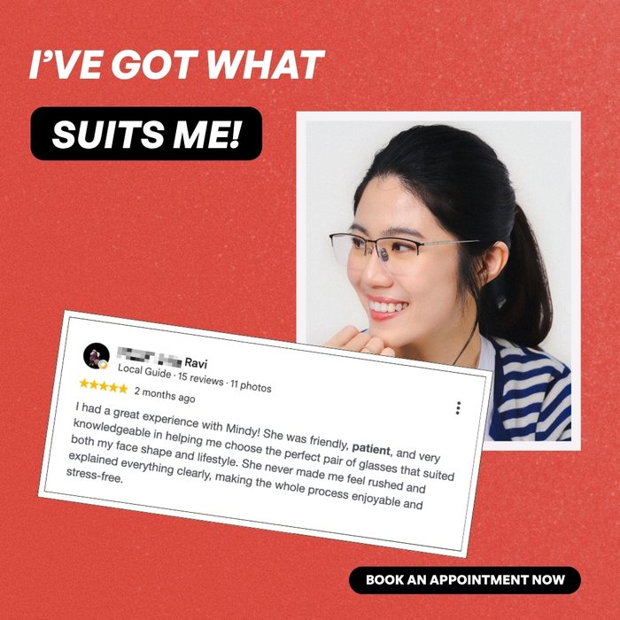 Pott Glasses styling testimonial ad